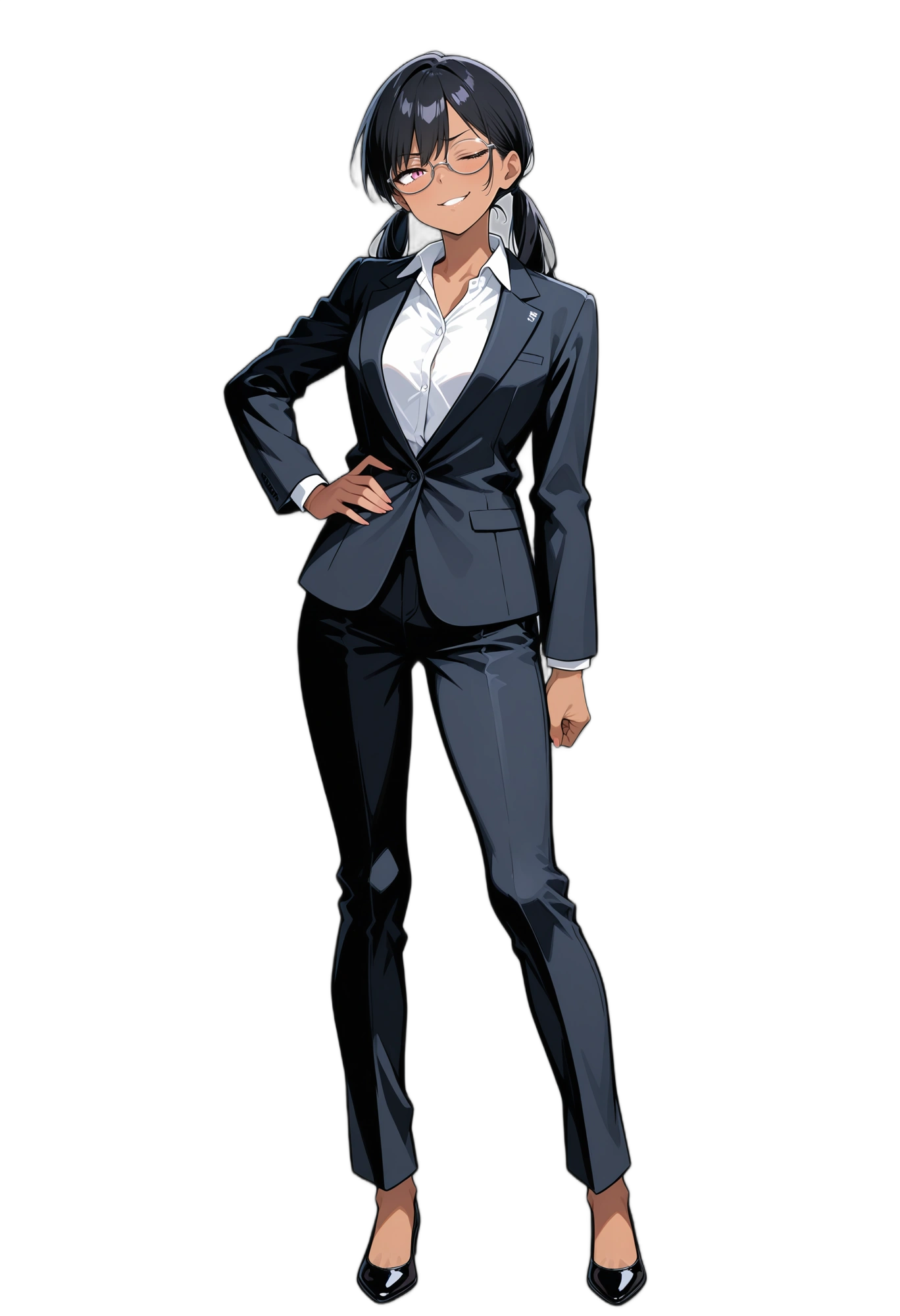 anime-suit-pinkeyes-jacket-woman