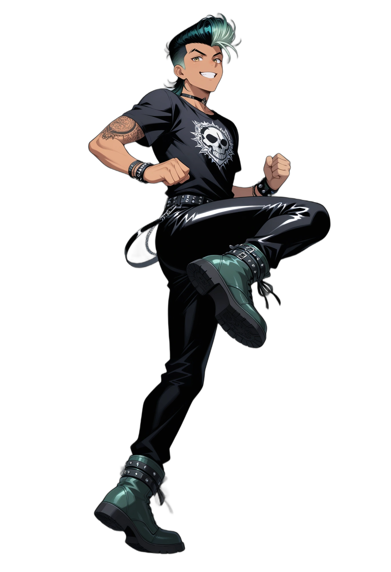anime-tattoo-printshirt-belt-man