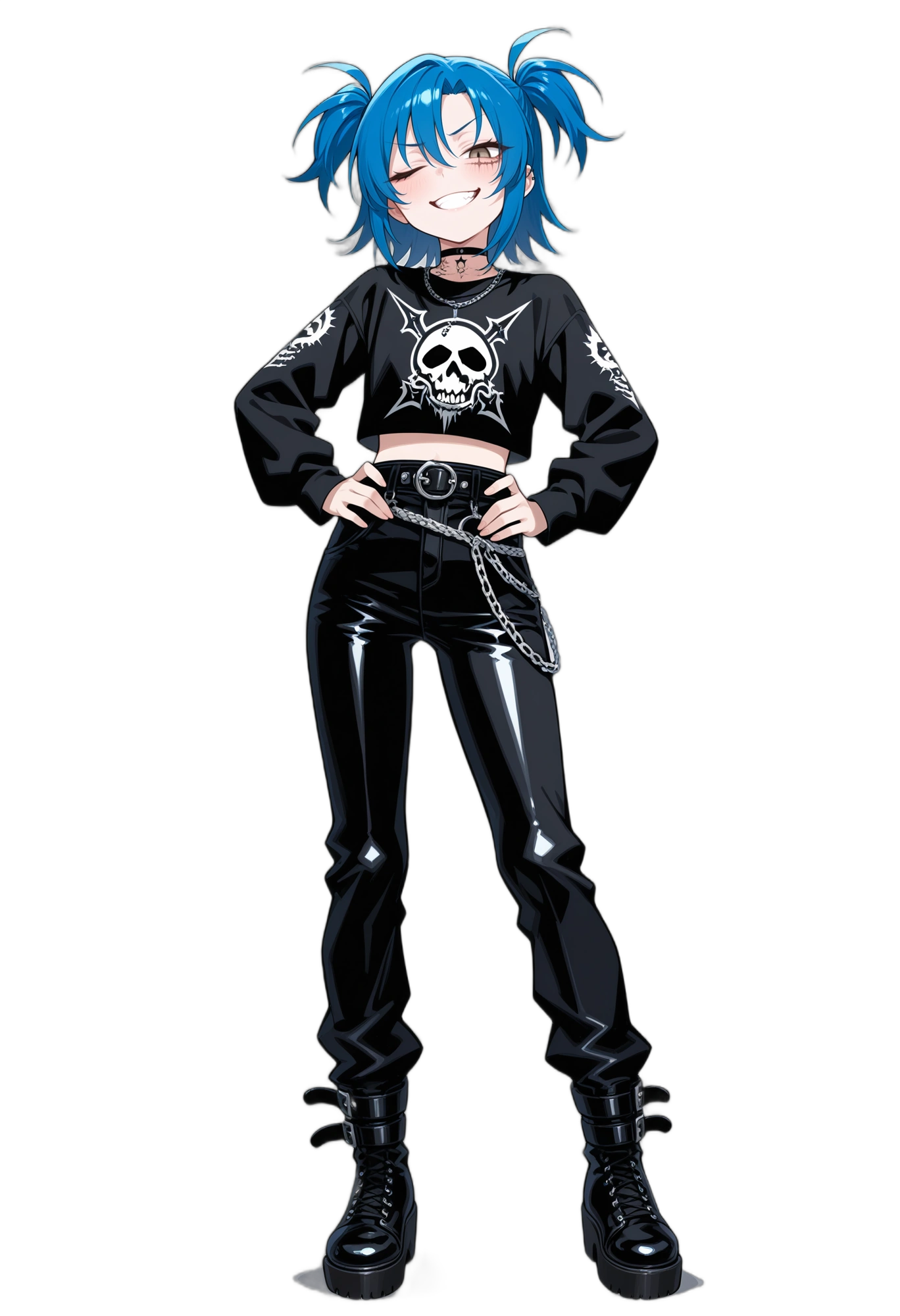 anime-twosideup-boots-longsleeves-woman