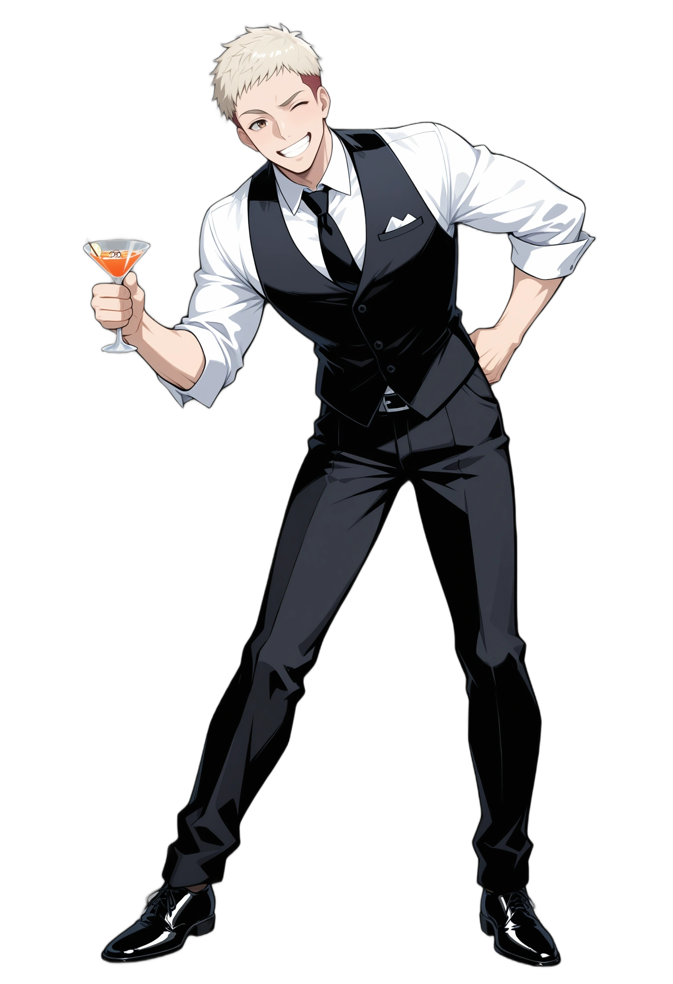 anime-vest-browneyes-smile-man