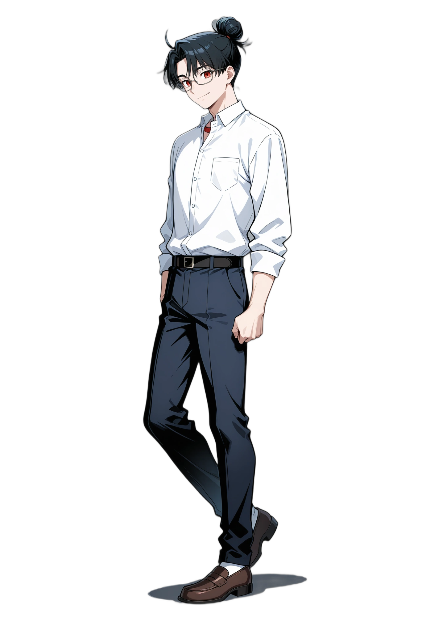 anime-whiteshirt-shirttuckedin-shirt-man