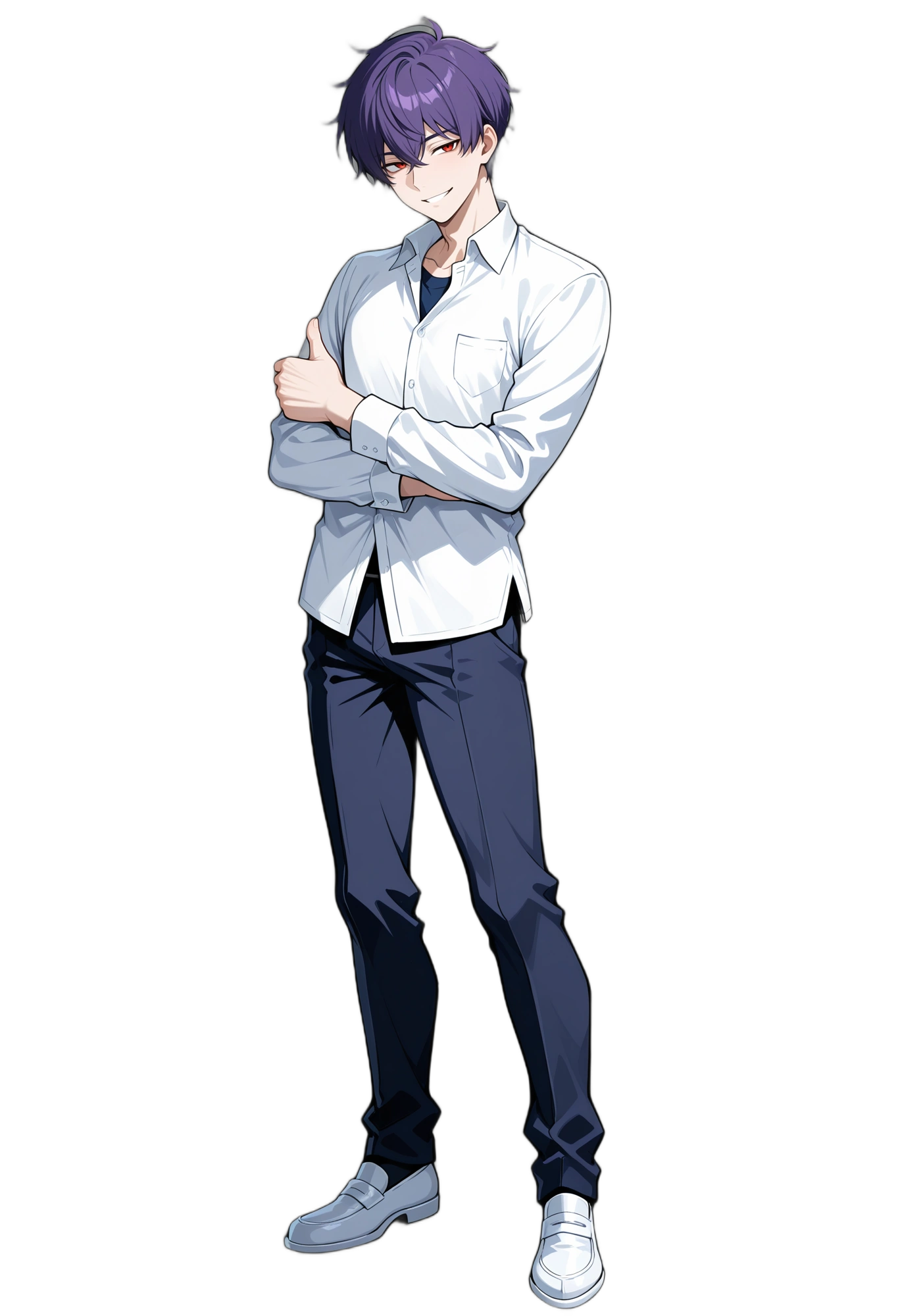 anime-whiteshirt-smile-shirt-man