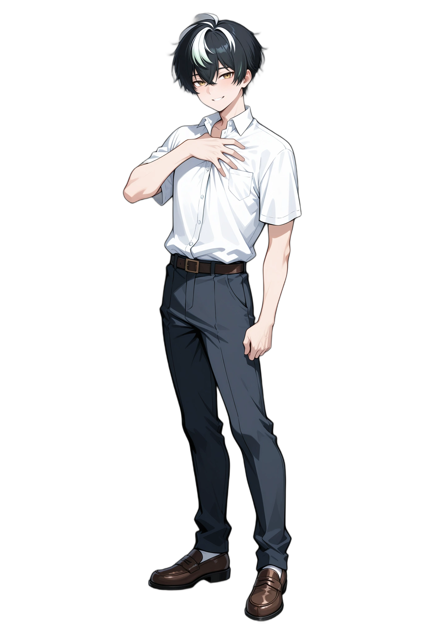 anime-yelloweyes-shorthair-streakedhair-man