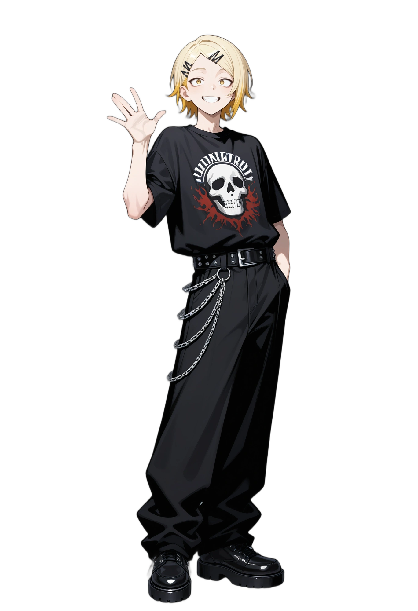 anime-yelloweyes-blackfootwear-waving-man